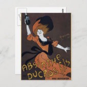  Poster Absinthe Briefkaart (Voorkant / Achterkant)