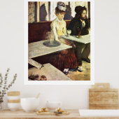 Poster Absinthe Drinker par Edgar Degas (Cuisine)
