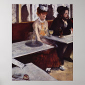Poster Absinthe - Edgar Degas - c1876 (Devant)