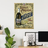 Poster Absinthe Extrait J.P.Pernot (Bureau à domicile)