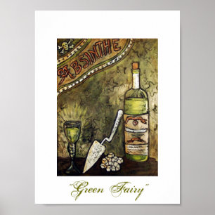 Poster Absinthe "Fée verte"