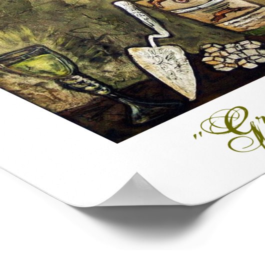 Poster Absinthe "Fée verte" (Coin)