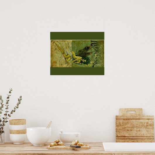 Poster Absinthe Green Fairie (Cuisine)
