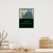 Poster Absinthe Green Fairy, modifier le texte (Cuisine)