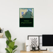 Poster Absinthe Green Fairy, modifier le texte (Bureau à domicile)