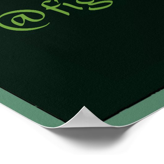 Poster Absinthe Green Fairy, modifier le texte (Coin)