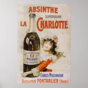 Poster Absinthe La Charlotte
