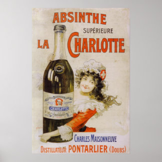 Poster Absinthe La Charlotte