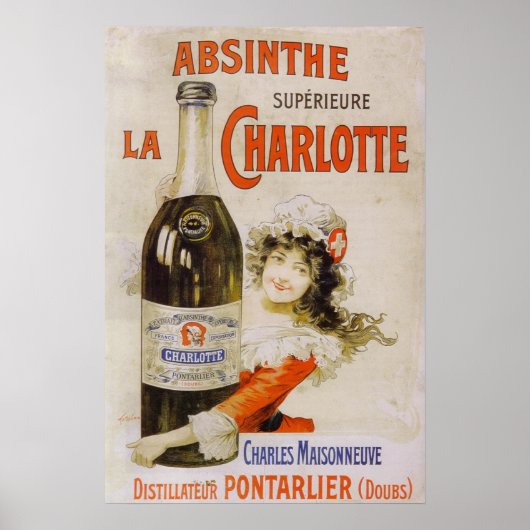 Poster Absinthe La Charlotte (Devant)