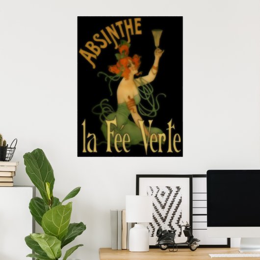 Poster Absinthe La Fee (Bureau à domicile)