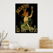 Poster Absinthe La Fee (Cuisine)