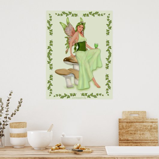 Poster Absinthe - La Fée Verte (Cuisine)