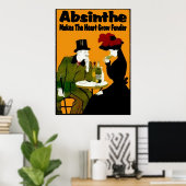 Poster Absinthe MAkes Le Fondeur de croissance cardiaque (Bureau à domicile)