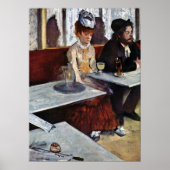 Poster Absinthe par Edgar Degas (Devant)