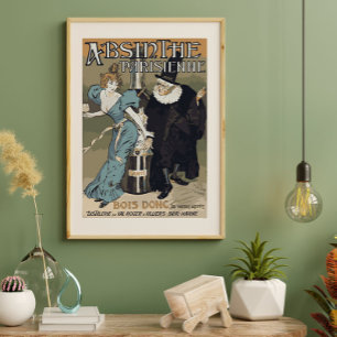 Poster Absinthe Parisienne Publicité Vintage française