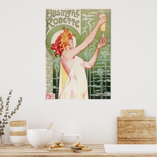 Poster Absinthe Robette (Cuisine)