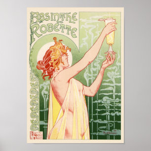 Poster Absinthe Robette - Alcool Vintage
