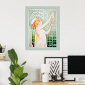 Poster Absinthe Robette (Menthe) (Bureau à domicile)