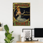 Poster Absinthe Vichet (Bureau à domicile)