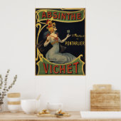 Poster Absinthe Vichet (Cuisine)