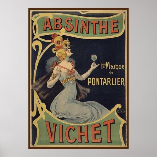 Poster Absinthe Vichet (Devant)