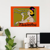 Poster Absinthe Woman (Bureau à domicile)