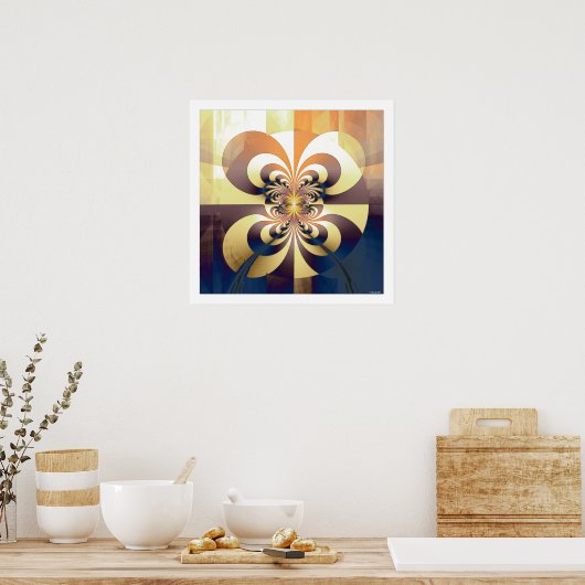 Poster Abstfractal 7 (Cuisine)