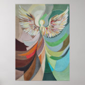 Poster Abstract angel (Devant)