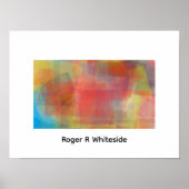 Poster Abstract art by Roger R Whiteside (Devant)