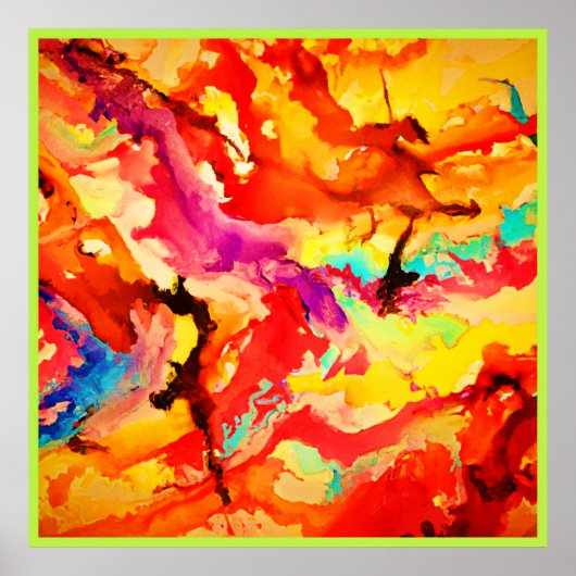Poster Abstract art Pattern (Devant)