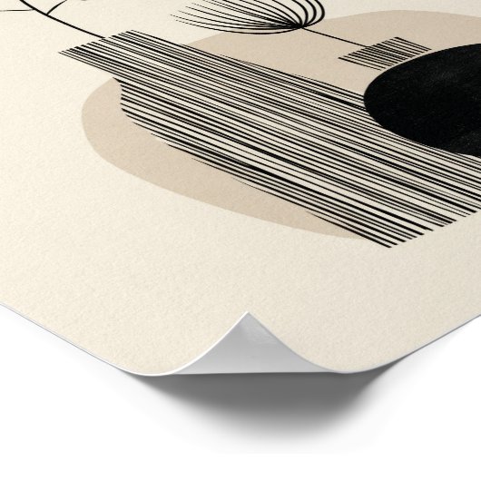 Poster Abstract Botanical Illustration (Coin)