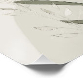 Poster Abstract Botanical Wall Art – Minimal Wildflower N (Coin)