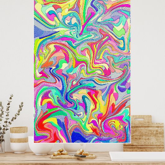 Poster Abstract Classic Art Shape (Cuisine)