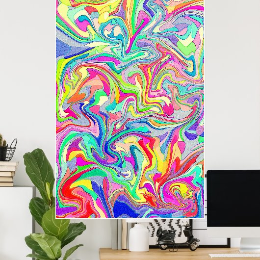 Poster Abstract Classic Art Shape (Bureau à domicile)