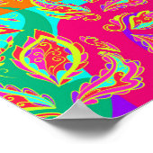 Poster abstract,color,pattern, indian,mandala,pink (Coin)