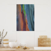 Poster Abstract de Rainbow Gum Tree (Cuisine)