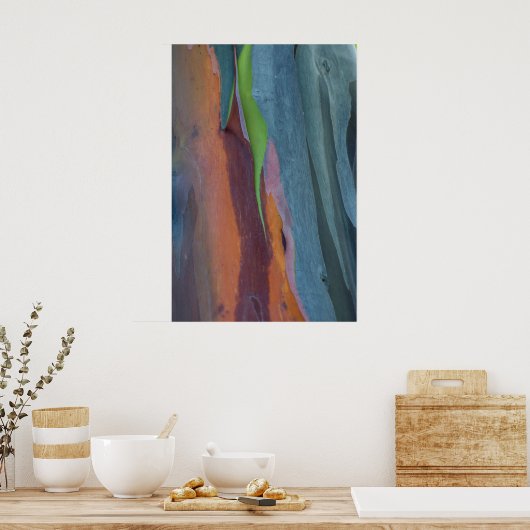 Poster Abstract de Rainbow Gum Tree (Cuisine)