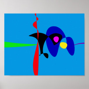 Poster Abstract Expressionism Simple Digital Art