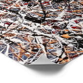 Poster Abstract Expressionist Statue of Liberty Drip Art (Coin)