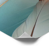 Poster Abstract Feather Flow – Soft Elegance (Coin)
