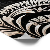 Poster Abstract Floral Art Print (Coin)