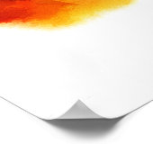 Poster Abstract floral watercolor paintings (Coin)