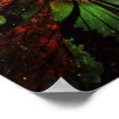 Poster Abstract fractal flower design.  (Coin)