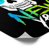 Poster Abstract Happy New Skull Year  (Coin)