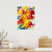 Poster Abstract in Red (Cuisine)