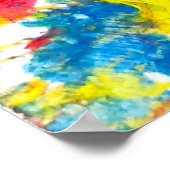 Poster Abstract in Red (Coin)