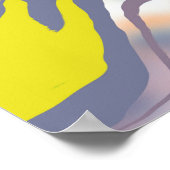 POSTER  ABSTRACT MINIMALIST  CONTEMPORARY CHIC TEXTURE (Coin)