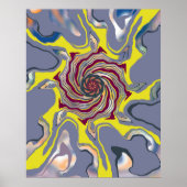 POSTER  ABSTRACT MINIMALIST  CONTEMPORARY CHIC TEXTURE (Devant)