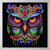 Poster Abstract on in bright colors (Devant)