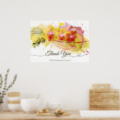 Poster Abstract Orchids (Cuisine)